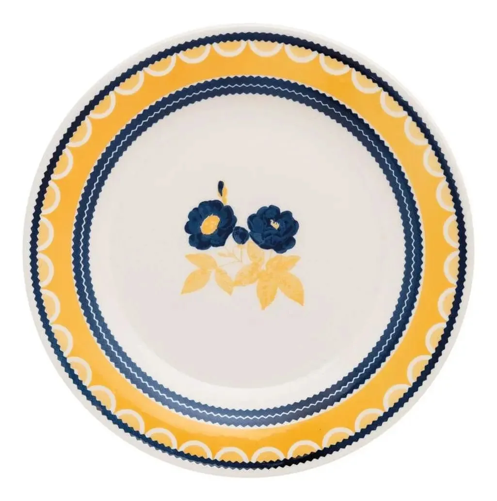 Conjunto De 6 Pratos Rasos 24cm Donna Giardino