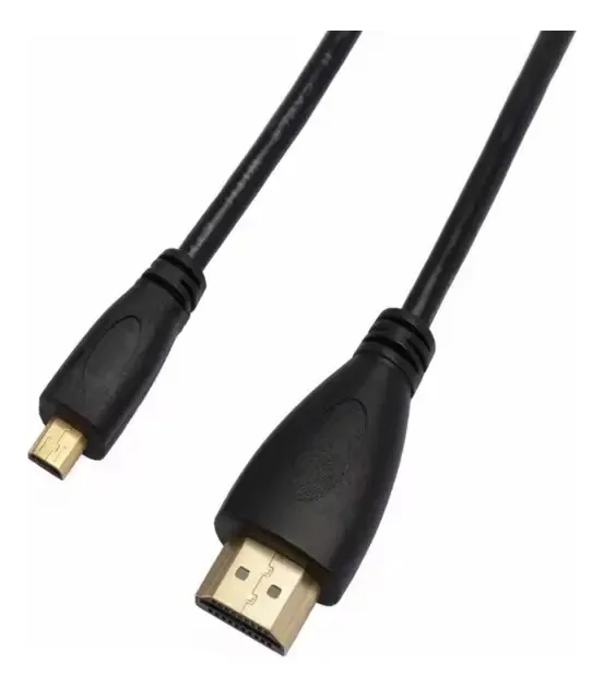 Cabo Hdmi Para Câmera Dslr Micro Hdmi X Hdmi 2.0 19p 1,50mts