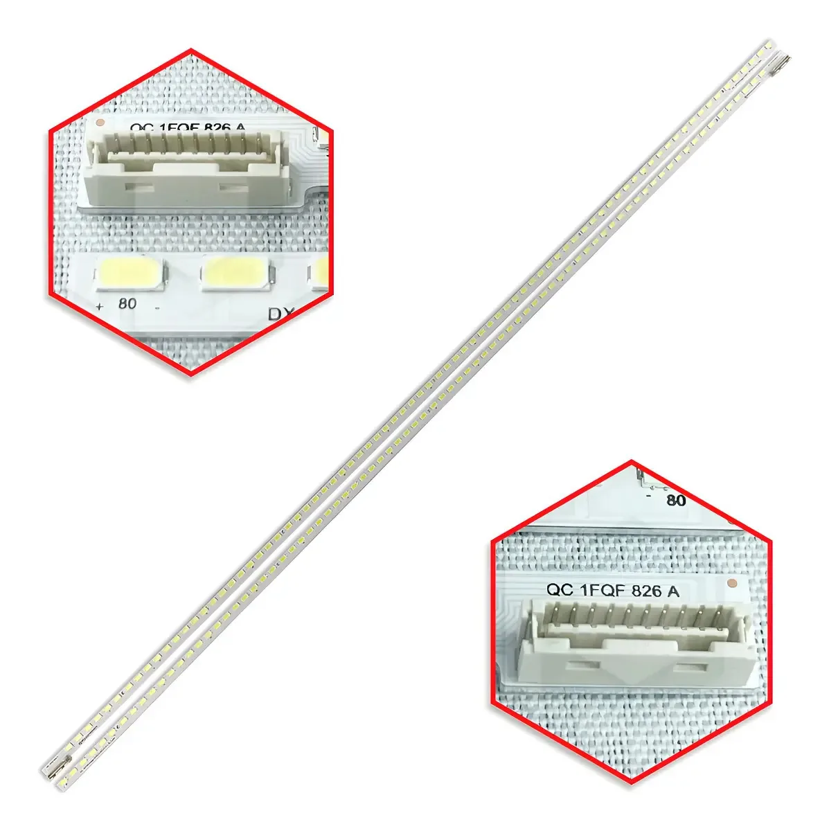 Kit 2 Barras Led Tv 55lv3500 55lv5500 55lv4400 55lw4500-zb