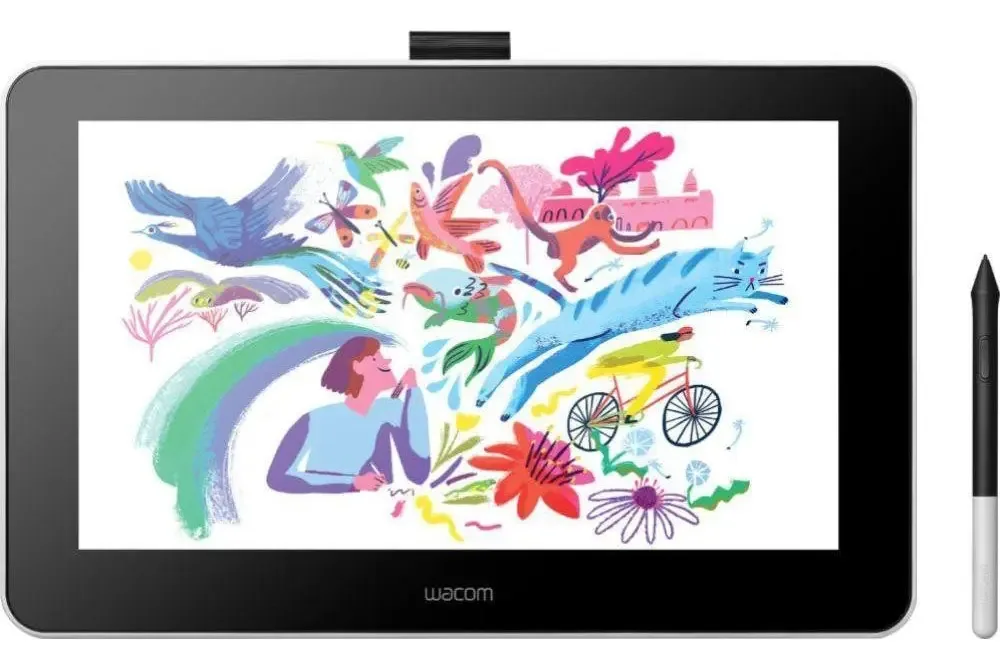 Tablet Grafica Wacom One Dtc133w0a - Preto/branco