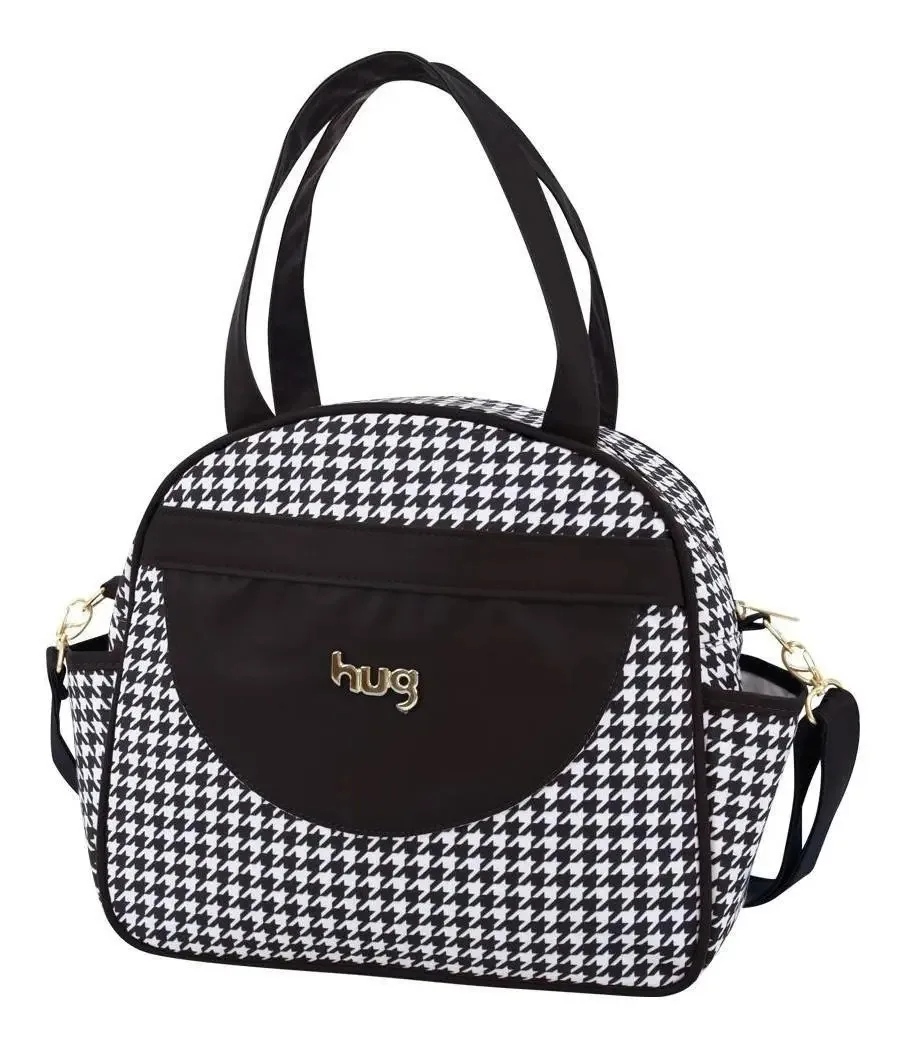 Bolsa Maternidade Hug G Xadrez Preto B9003