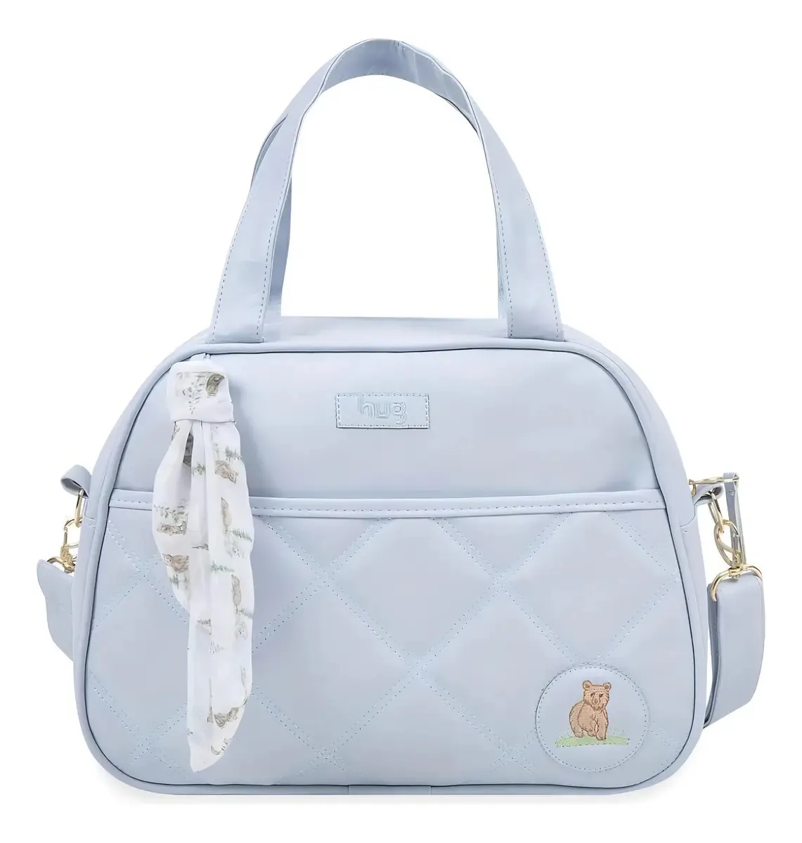 Bolsa De Maternidade Hug Média Graça Azul