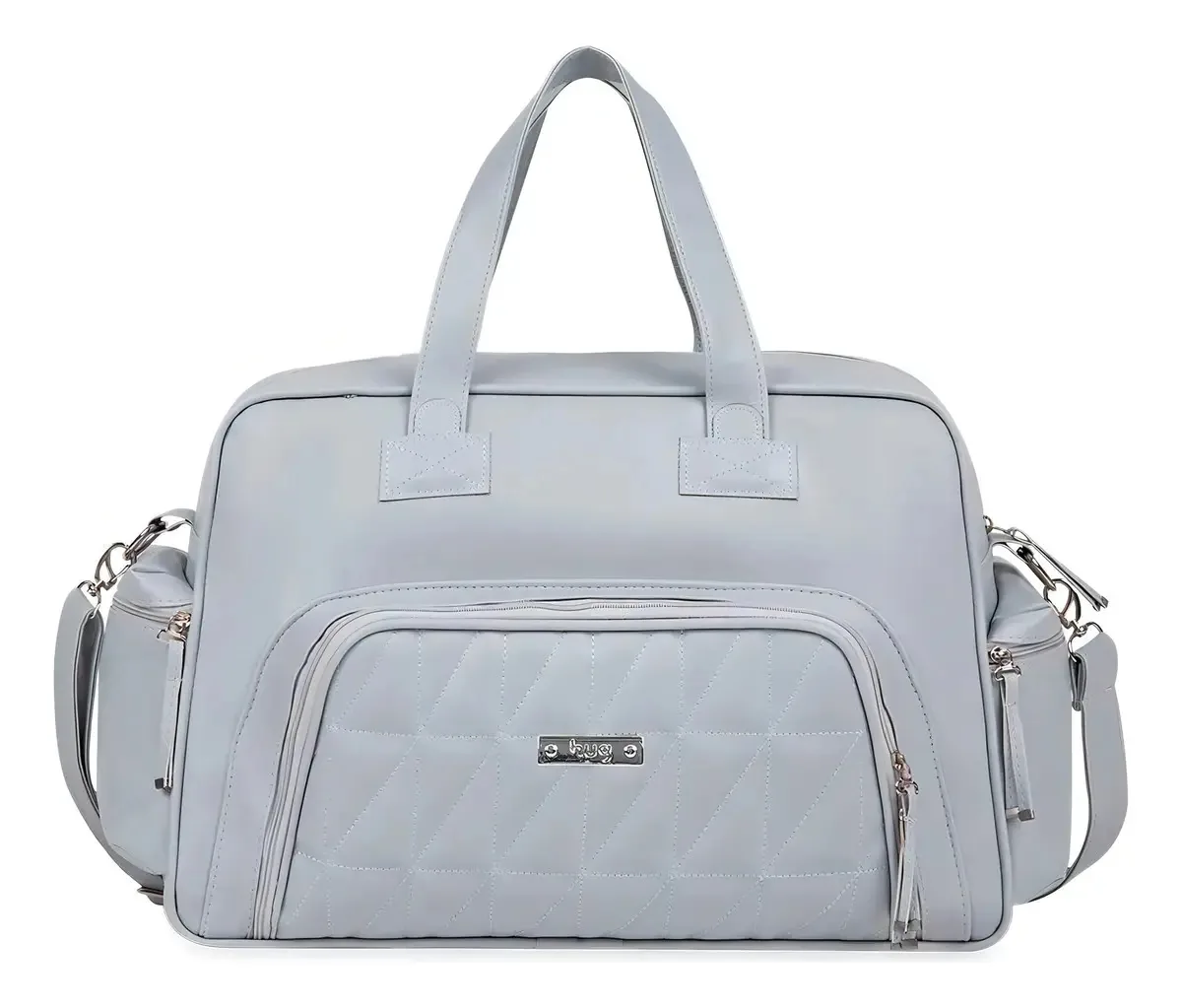 Bolsa De Maternidade Hug Grande Viena Cinza