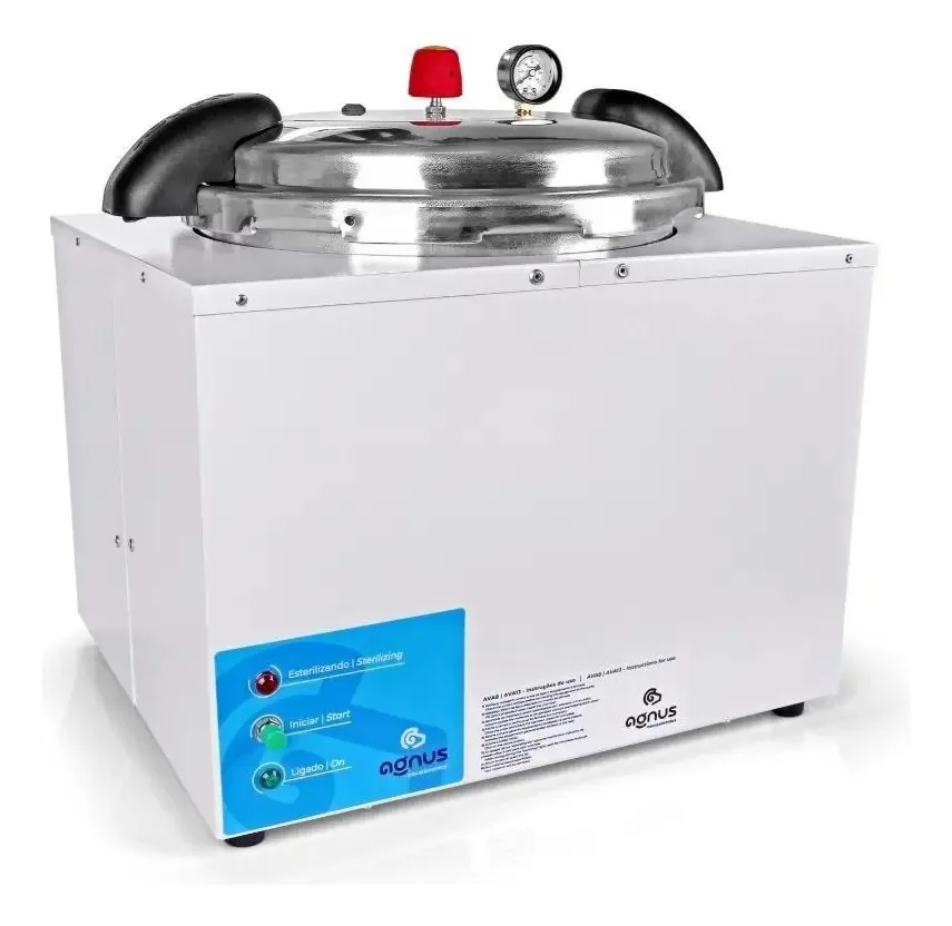 Autoclave Vertical Semiautomático Agnus 22L Podologia 220V Alumínio