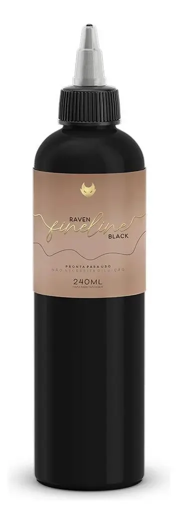 Easy Glow Tattoo Tintas Para Tatuagem 240ml Super Black