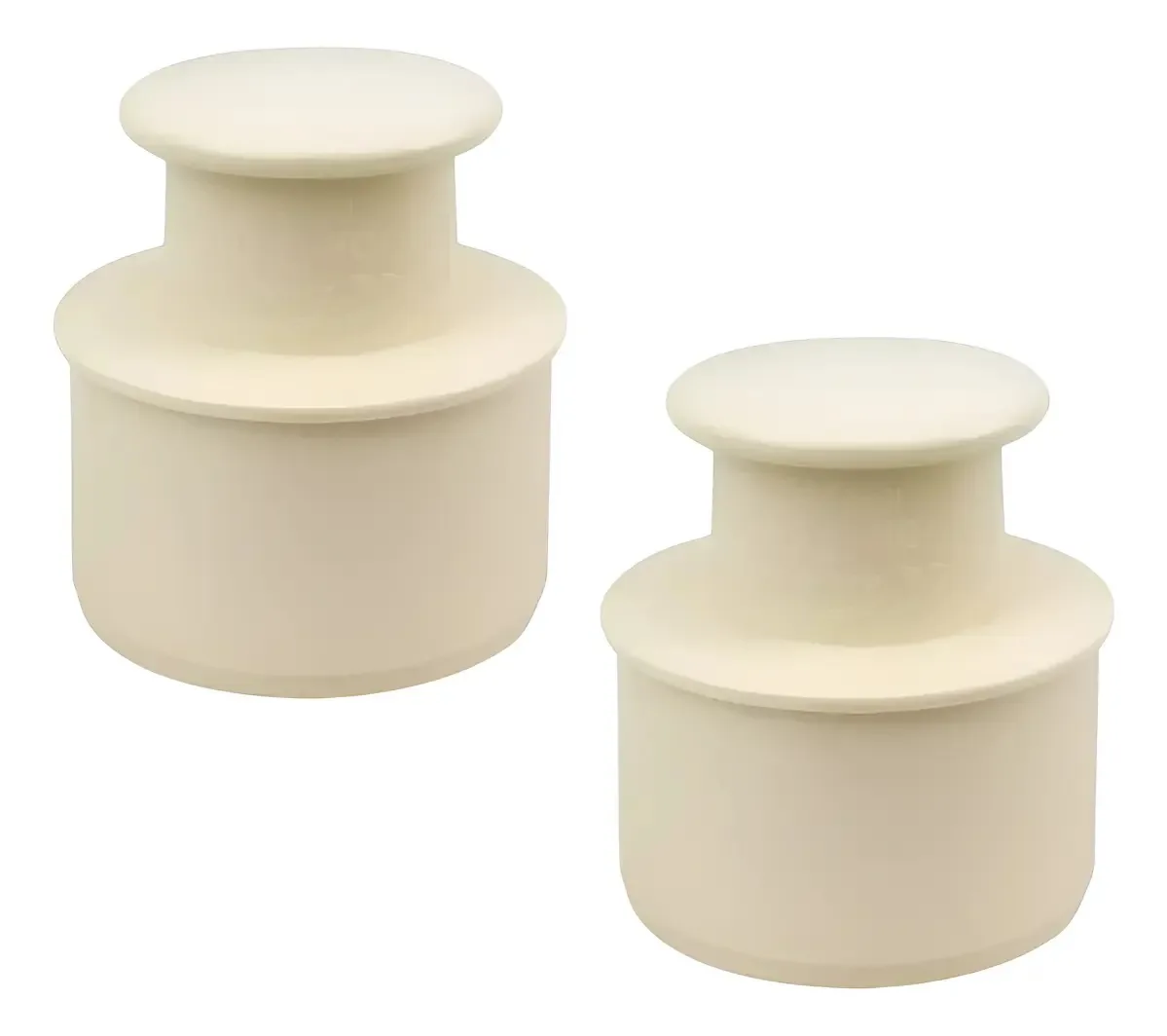 Plug Esgoto Amanco 75mm PVC Branco Redondo