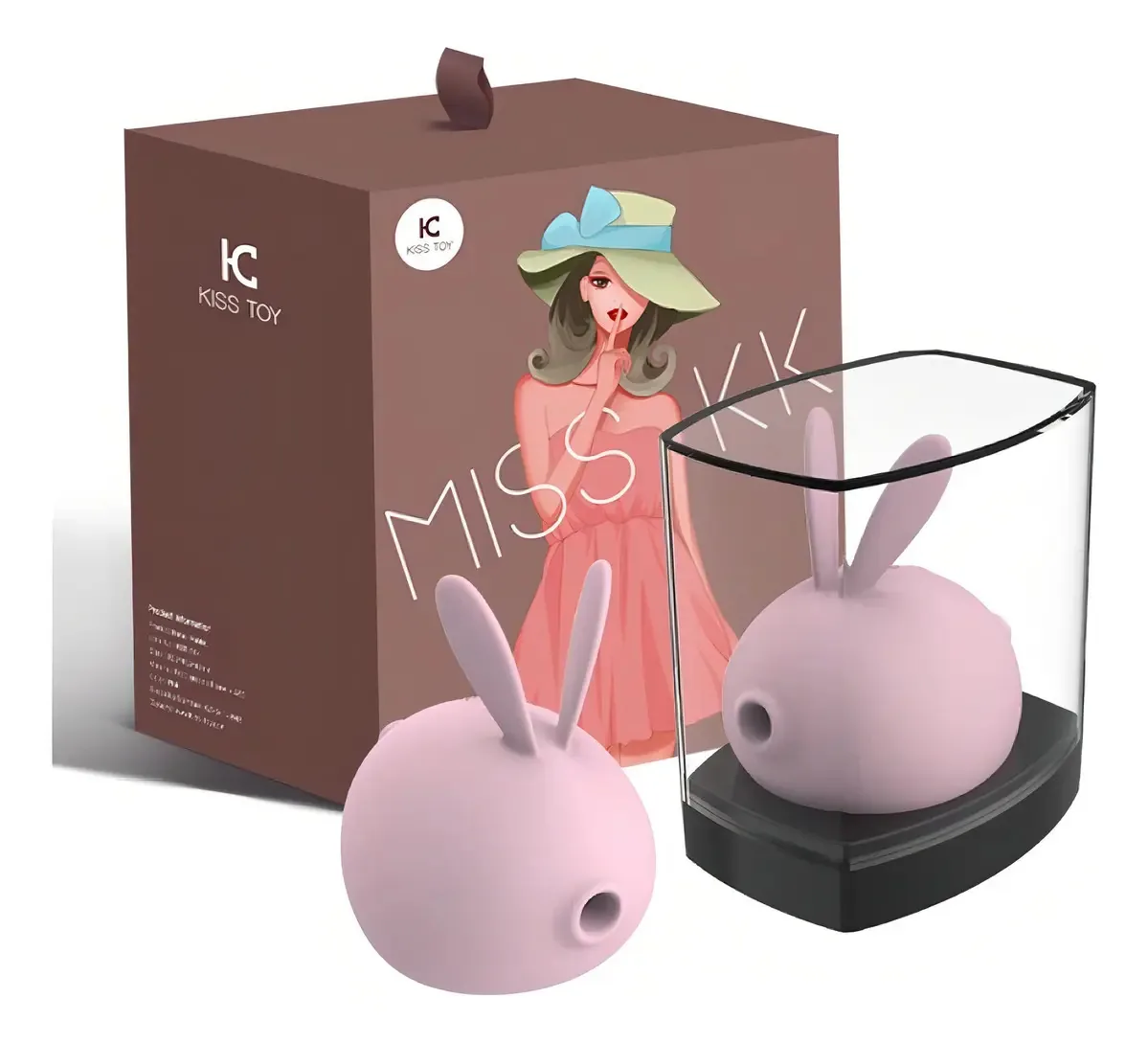 Vibrador Clitoriano E Sugador De Seios - Miss Kk Kiss Toy