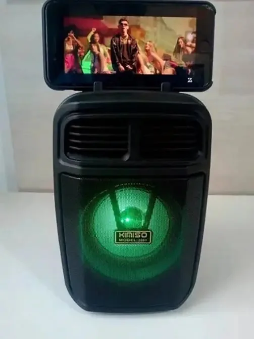 Caixa De Som Portátil Bluetooth Cor Preto