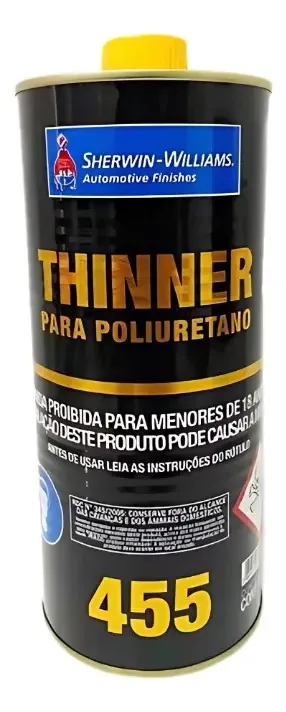 Diluente automotivo Sherwin Williams 455 1 Lts