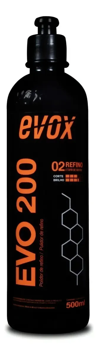 Polidor Refino Automotivo Evo200 500ml Evox Etapa 2