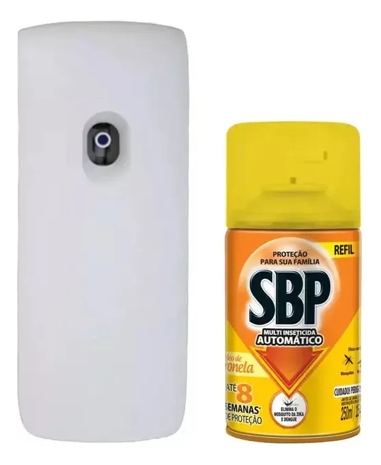 Inseticida Sbp Multi Citronela 250ml Aparelho E Refil