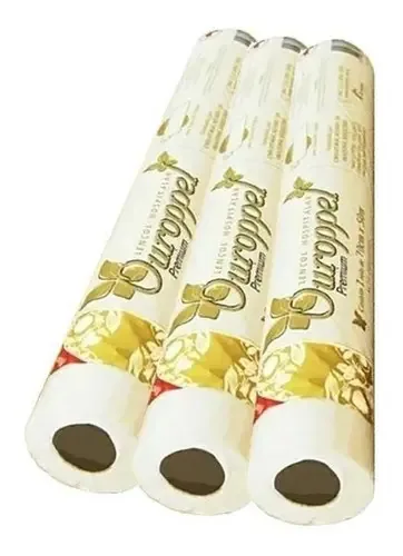 Lençol Hospitalar Em Papel 50cmx50cm Com 3 Rolos Ouroppel