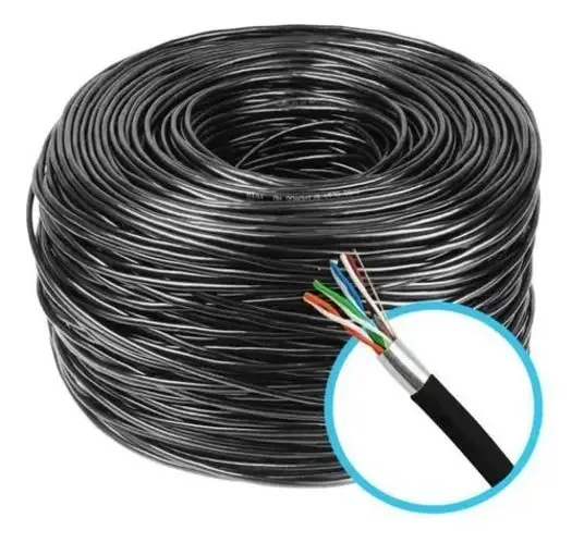 Cabo Rede Cat5e Internet Externo C/100m Blindado