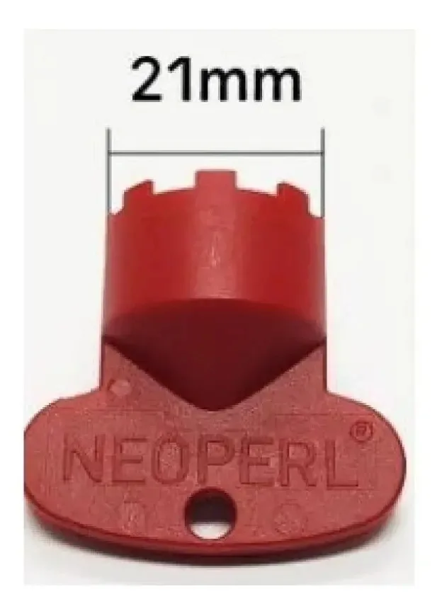 Chave Arejador Docol Vermelho 21mm Para Arejadores Embutir