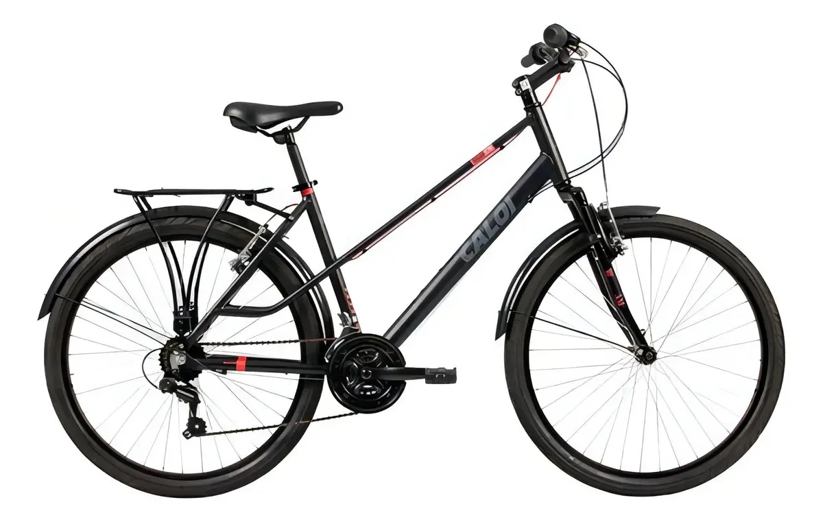 Bicicleta Caloi Urbam 700 A21 Preta Bicicleta Passeio Cor Preto Tamanho do quadro 18