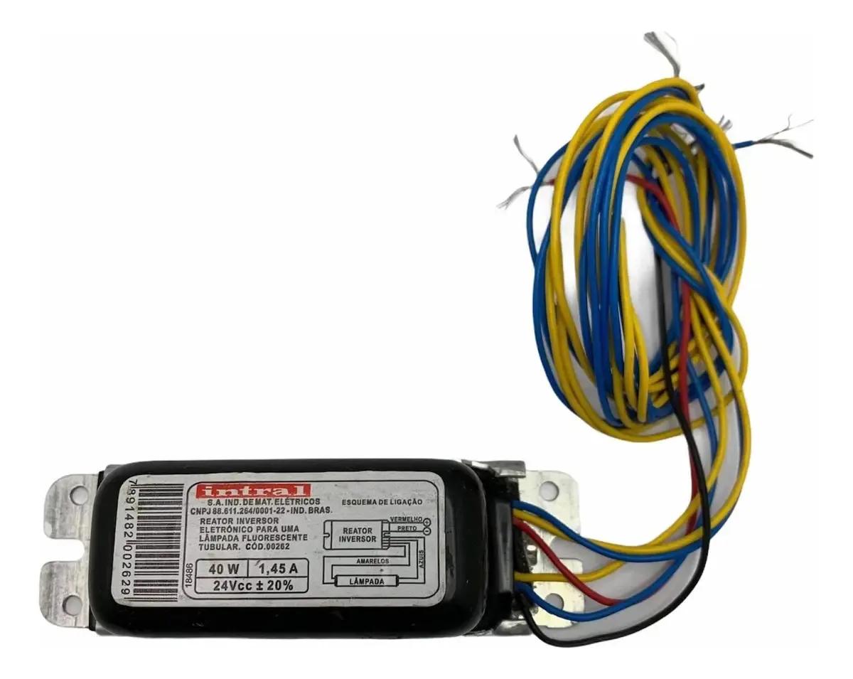 Reator Eletrônico Intral ECO-40/24 40W Fluorescente