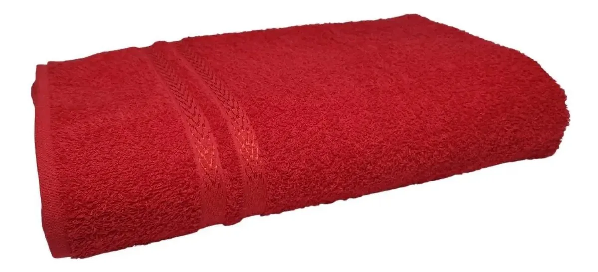 Toalha Banho Paris Felpudo Liso 65cm X 1,40m