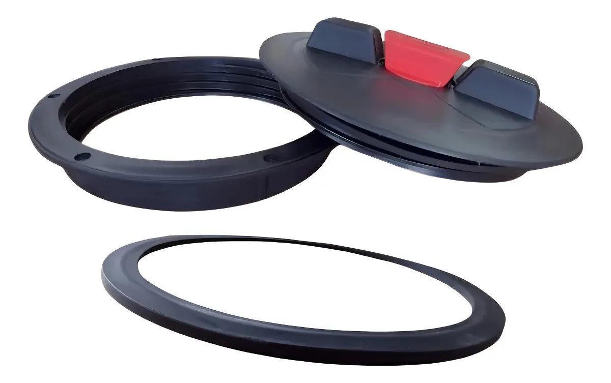 Tampa, Anel E Arco Para Tanques De Pulverizadores 255mm Cor Preto