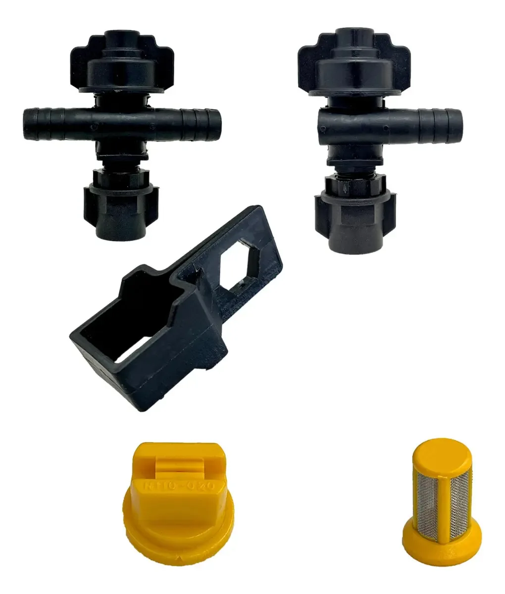 Kit Pulverizador Agrícola Agricesa Amarelo Anti Gotejo Similar Jacto