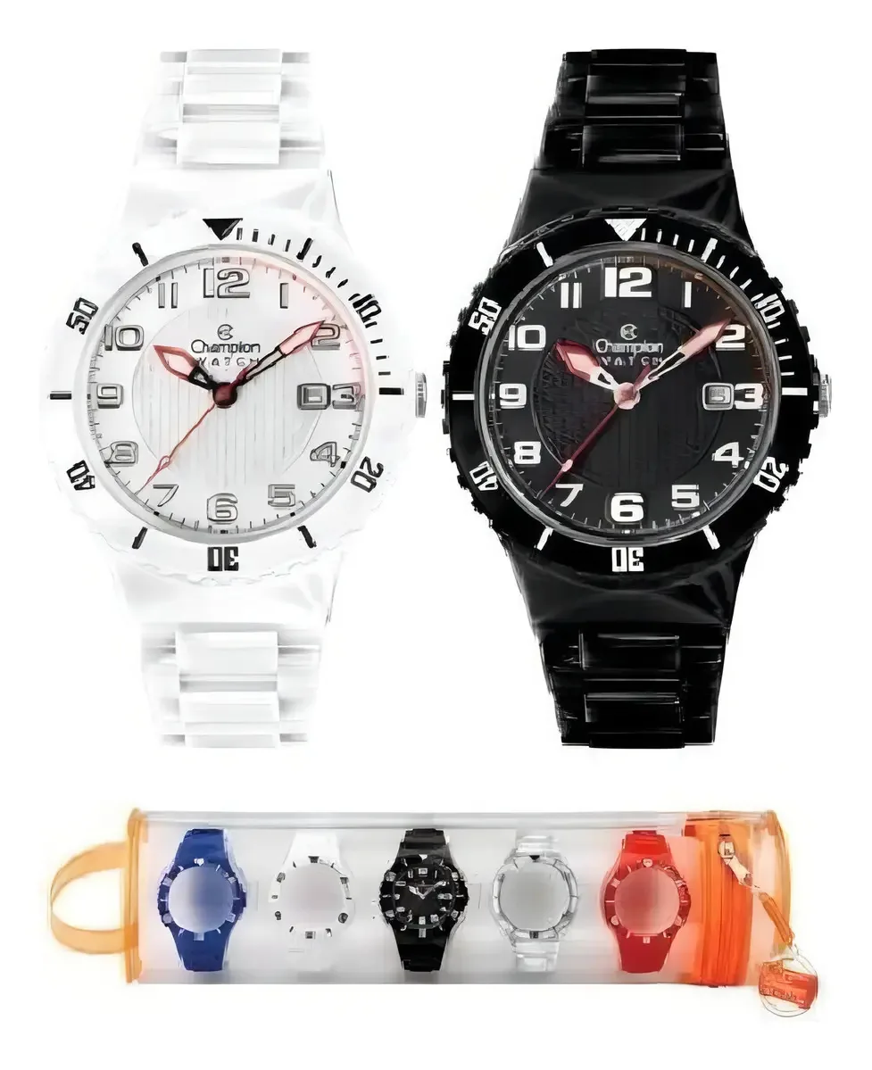 Relógio Champion Troca Pulseiras Unissex Cp38086x Pequeno