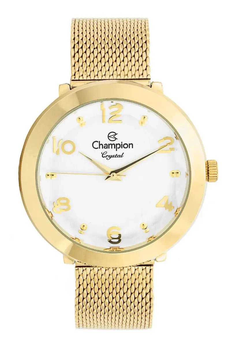 Relógio Champion Feminino Crystal Esteira Cn25207h