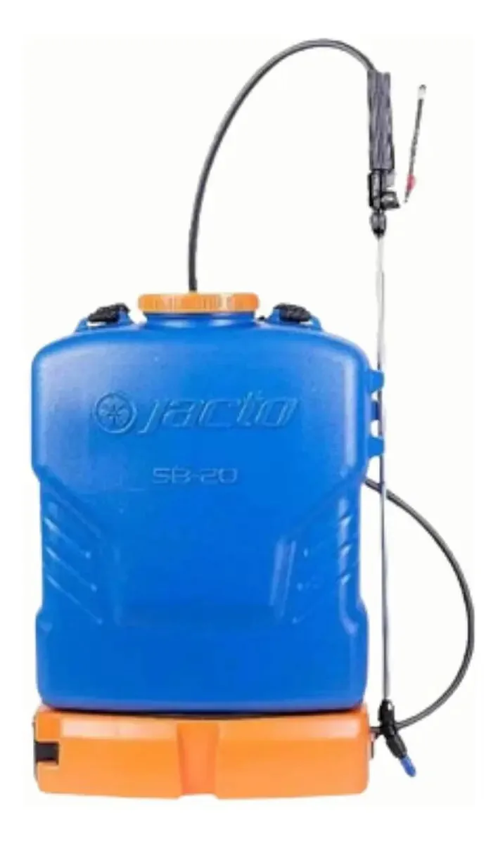 Pulverizador Costal A Bateria Sb 20l Jacto C/ Cor Azul