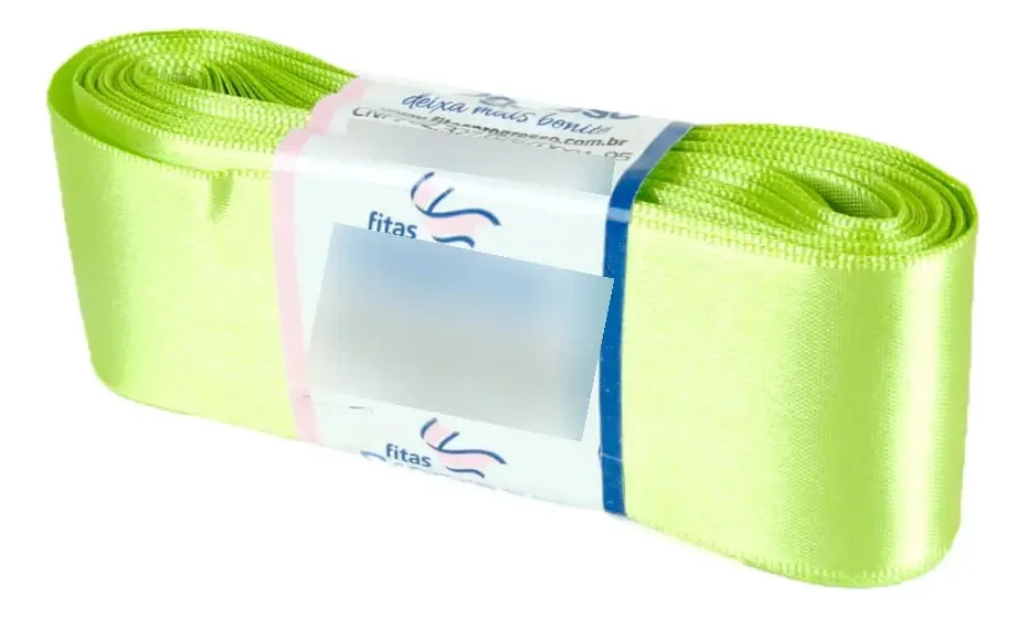Fita de Cetim Fitas Progresso 38mm Pistache, 10m