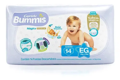 Fralda Capricho Bummis Jumbinho D N Eg 3