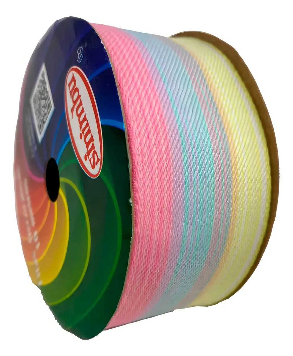 Fita Colorida 38mm Sinimbu para Artesanato e Laços