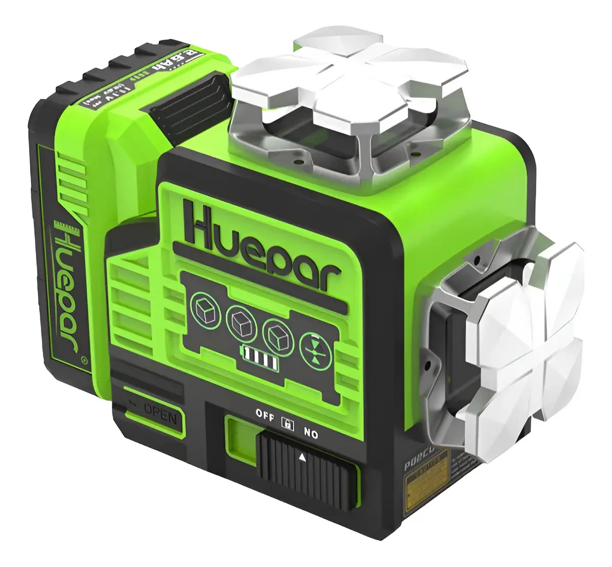 Nível A Laser 8 Linhas Verde Bateria Bluetooth Huepar