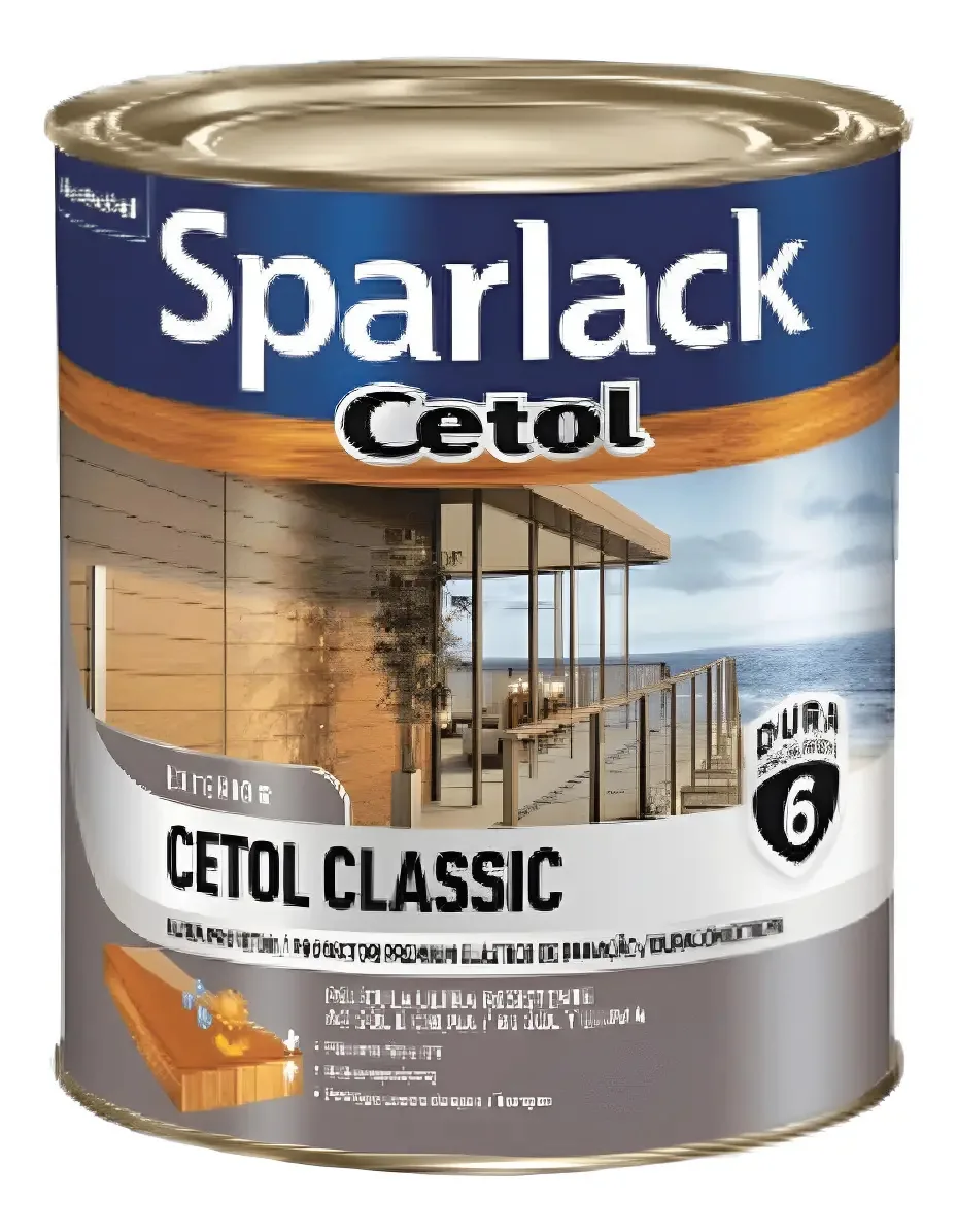 Verniz Sparlack Cetol Classic Cedro Acetinado 900ml Madeira Exterior
