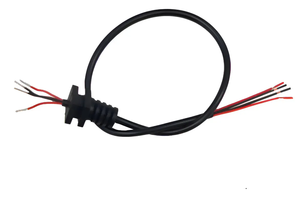 Cabo Baseus 4 Fios Para Conexões de 30 cm, Preto