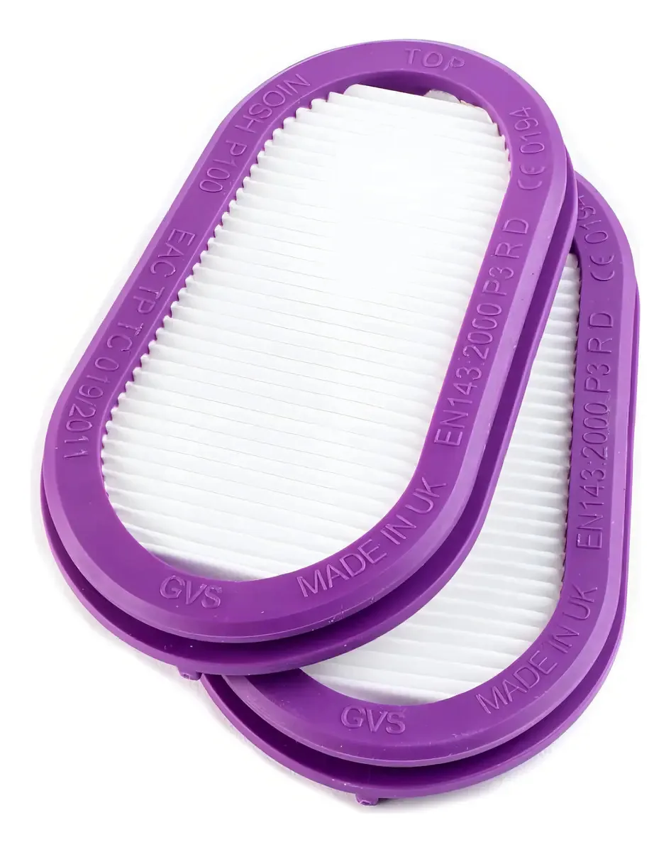Filtro Máscara Respirador Semi Facial Gvs Elipse P3 Ca 29416 Cor Branco