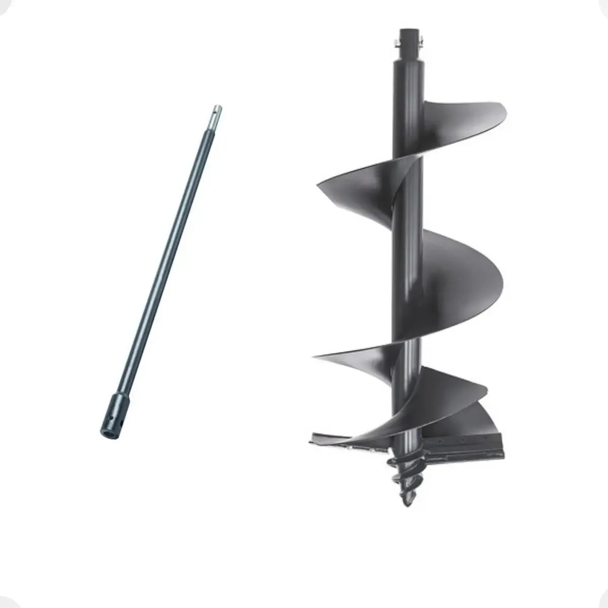 Alongador Extensor Broca De Perfurador De Solo Branco 300mm