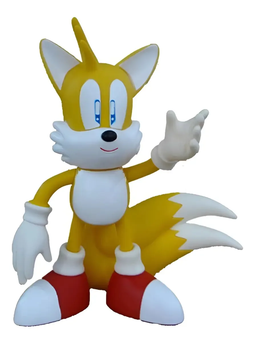 Boneco Tails Grande Sonic Collection Articulado 25 Cm Sega
