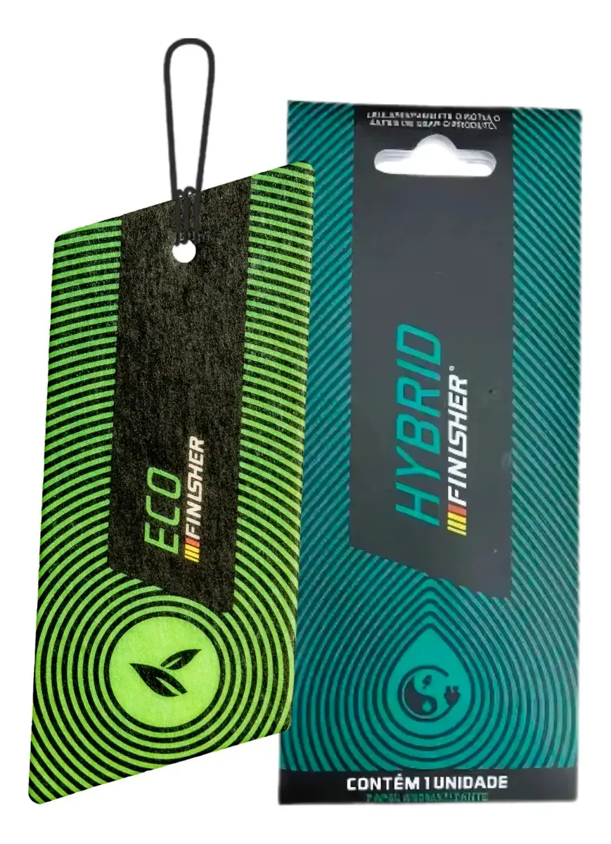 Kit 2 Cheirinho Odorizante Automotivo Finisher Perfume Carro Cor Preto Fragrância Eco E Hybrid