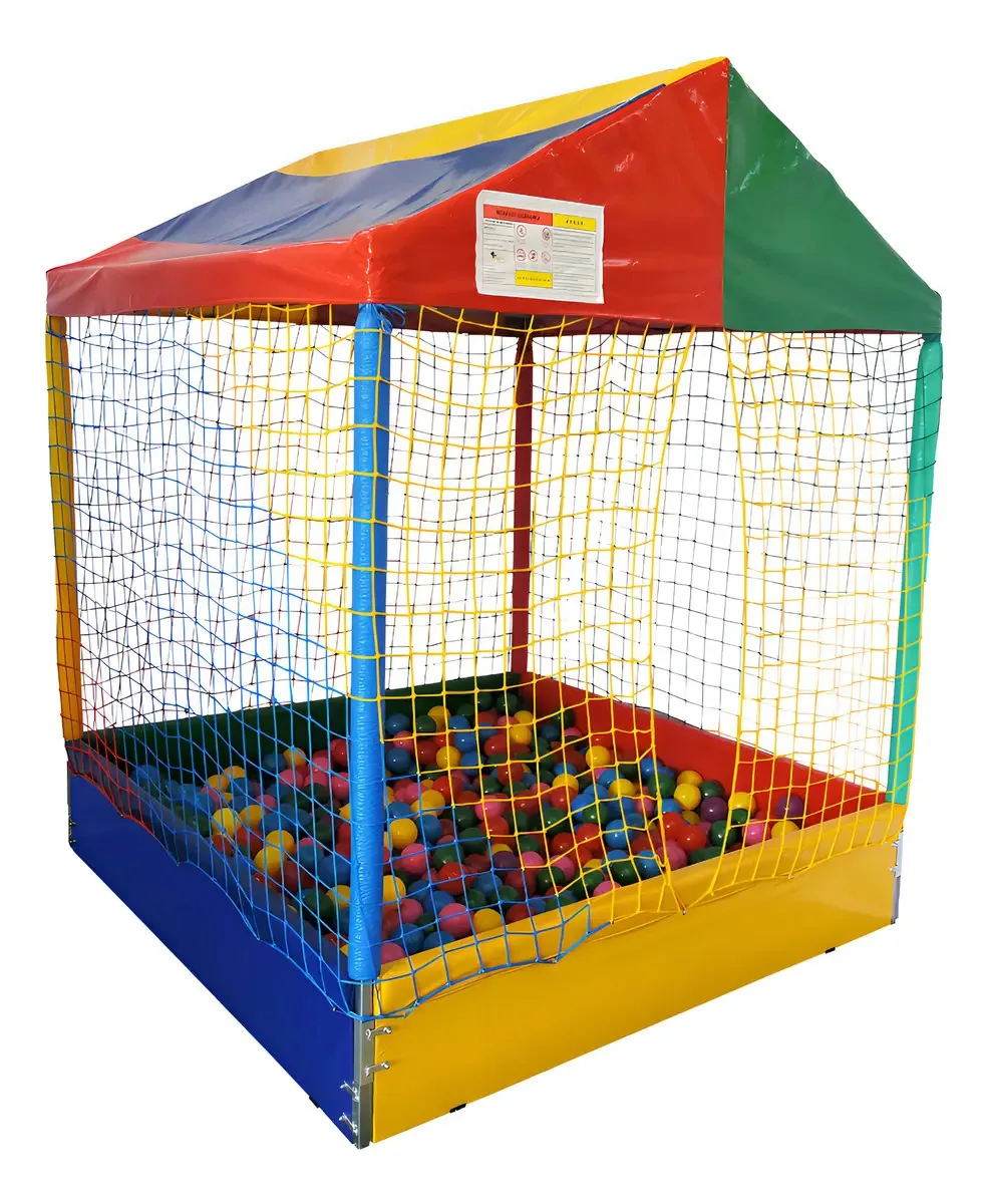 Piscina de Bolinhas Casinha Colorida com 500 Bolinhas Para Crianças