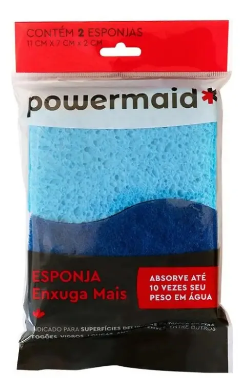 Esponja Enxuga Mais Limpeza Para Superficie Delicada