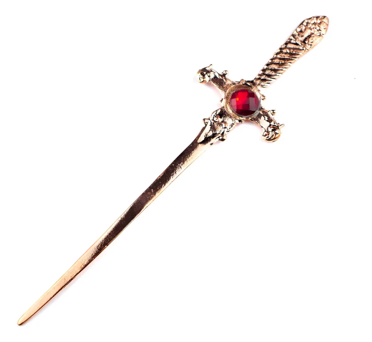 Punhal Adaga Em Metal Banhado No Cobre 15 Cm
