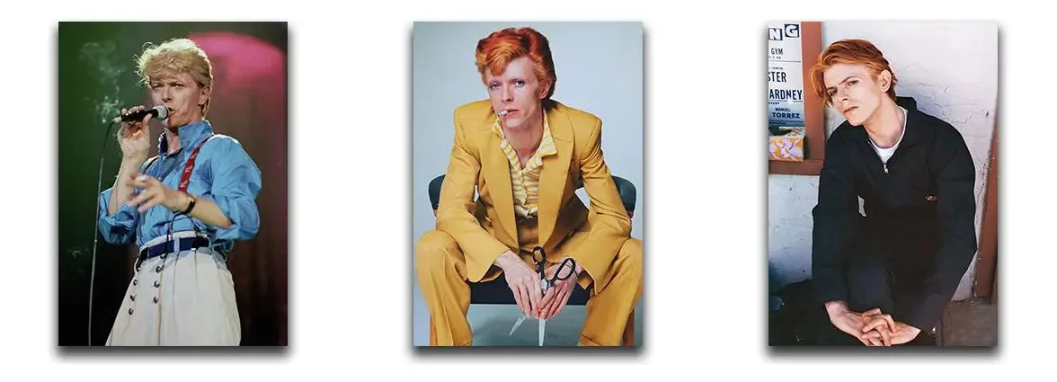 Kit 3 Placas Decorativas Cantor David Bowie Arte Mdf