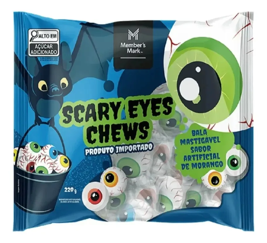 Olhos Mastigáveis Halloween 250g Member's