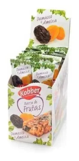 Barra De Frutas Kobber 288g Damasco/ameixa