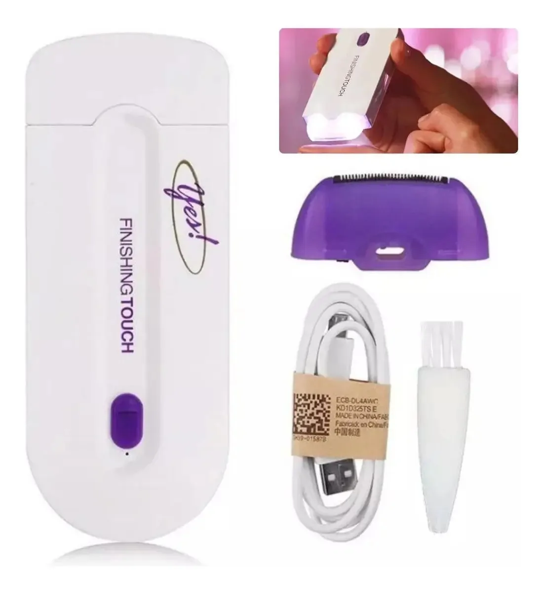Depilador Laser Yes Recarregável Corporal Indolor Luz Ativa