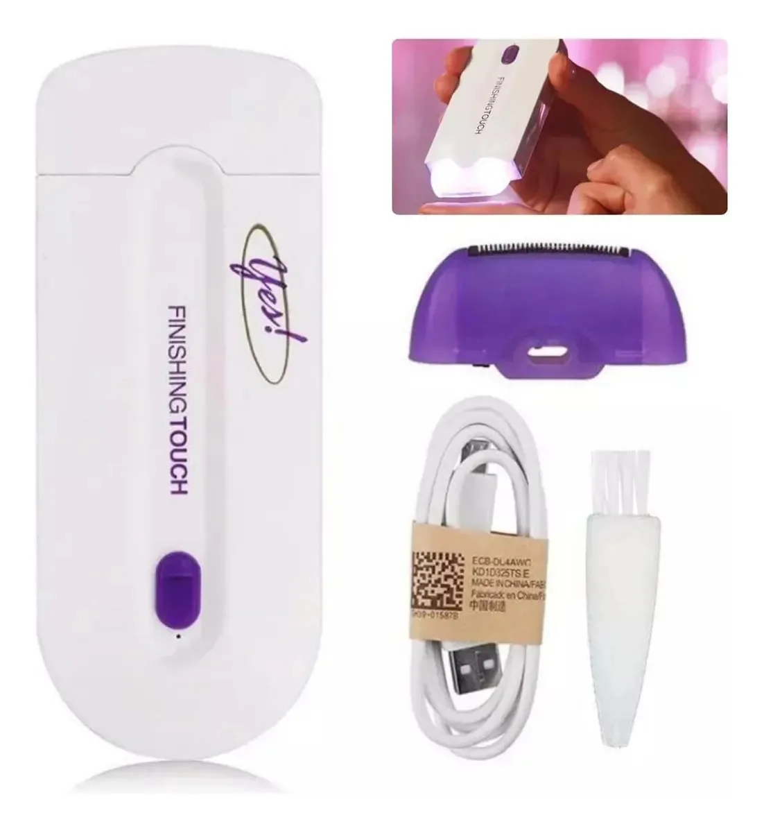 Depilador Laser Yes Recarregável Corporal Indolor Luz Ativa