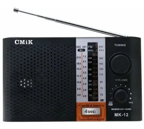 Baterias de áudio atuais de rádio de mesa Cmik Am- Fm
