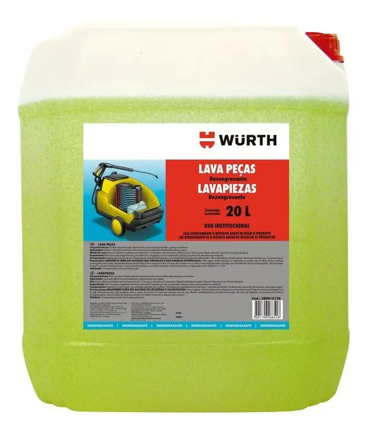 Desengraxante Lava Peças 20l - Wurth - 389015120