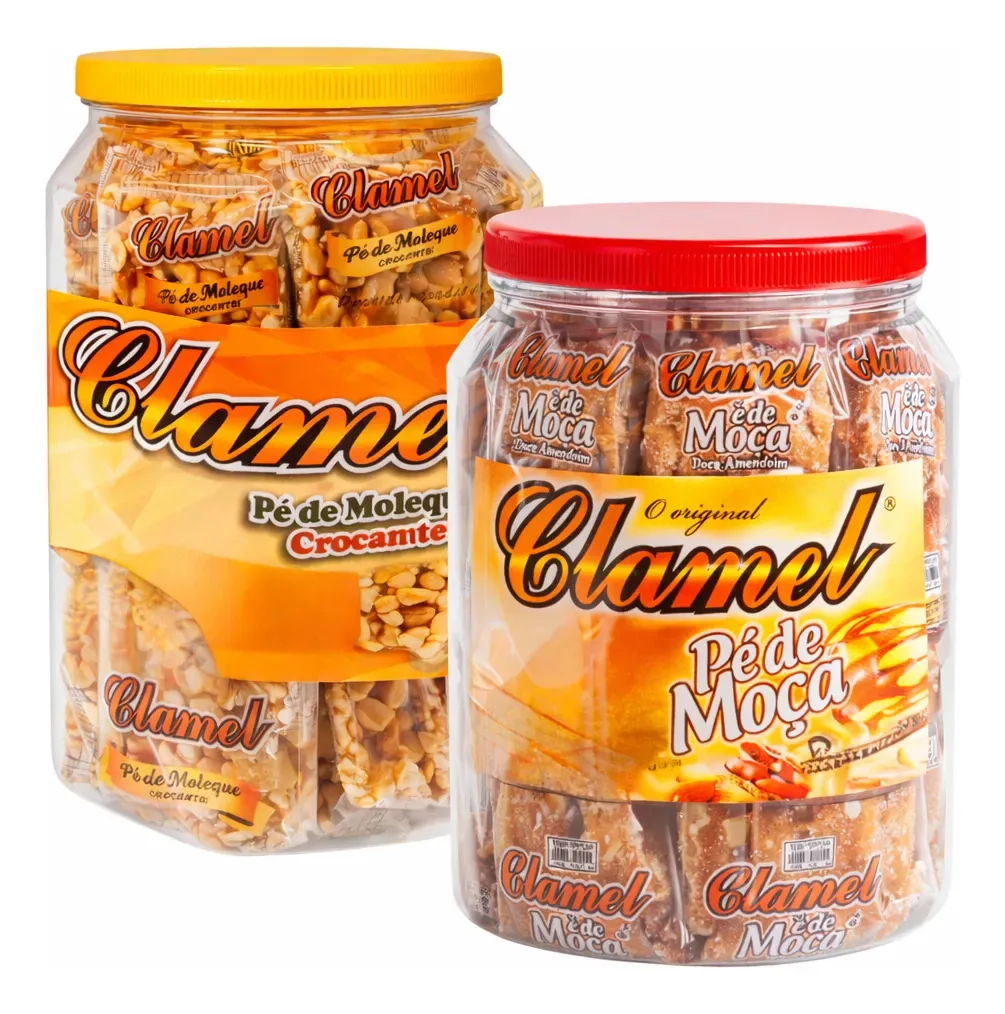 Kit Pé De Moleque Crocante + Pé De Moça Clamel Festa Junina