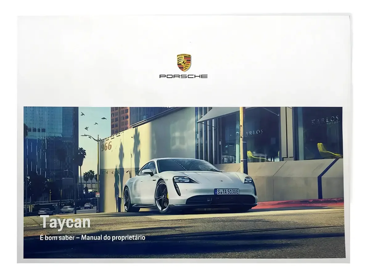 Manual De Instruções Porsche Taycan