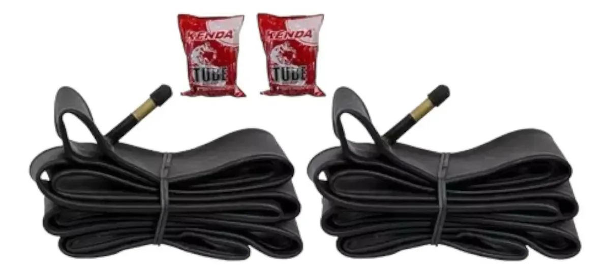2 Câmaras De Ar Bike Aro 29 Kenda Bico Grosso Americana 48mm Tipo Da Válvula Schrader
