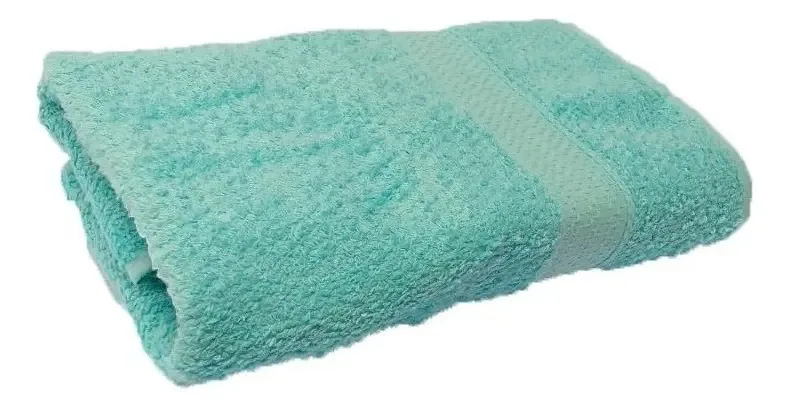 Jogo Toalhas Banho E Rosto Felpuda Gigante Natural Buettner Cor Azul-turquesa